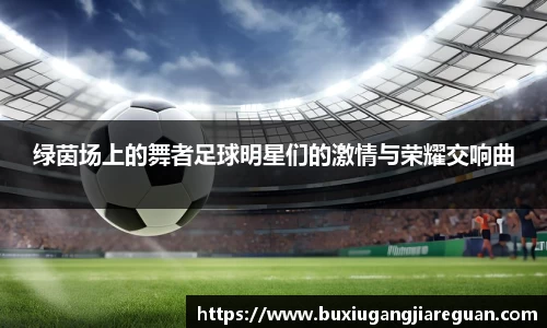 绿茵场上的舞者足球明星们的激情与荣耀交响曲